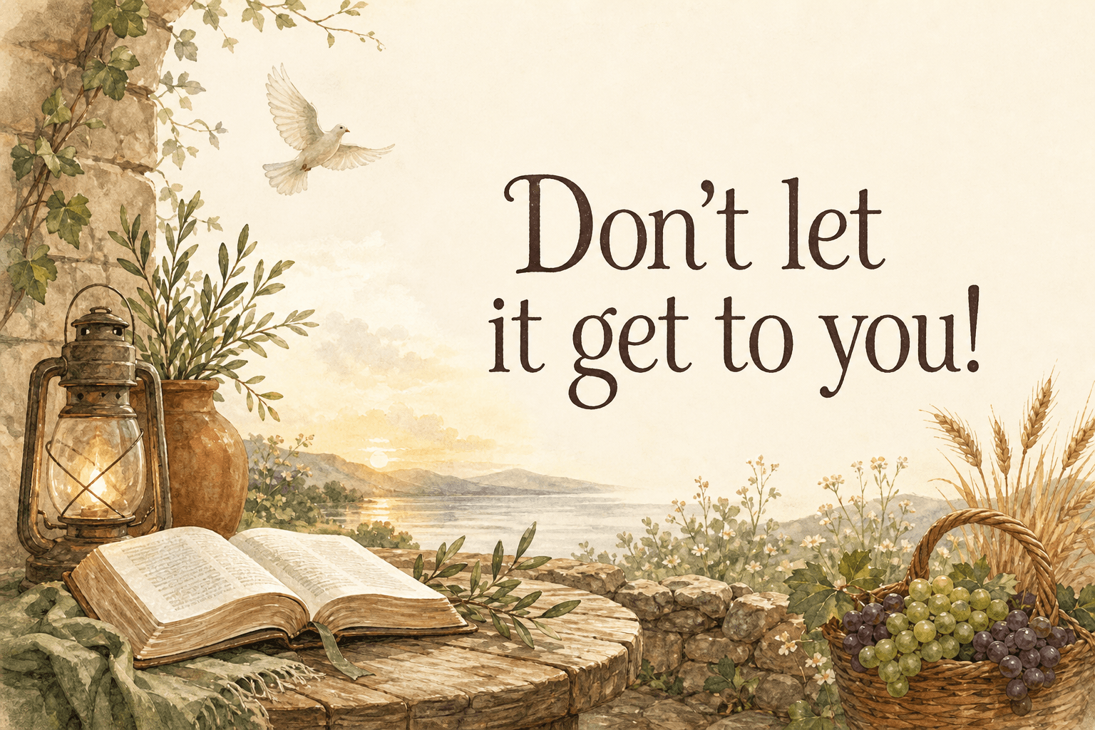 Don't let it get to you!